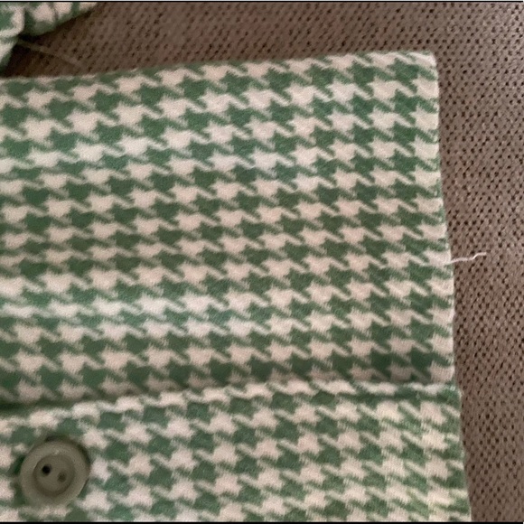 Houndstooth Cropped Blouse - Picture 6 of 6